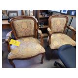 UPHOLSTERED ARM CHAIRS