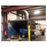 PAINT BOOTH - LAID DOWN FOR TRANSPORT