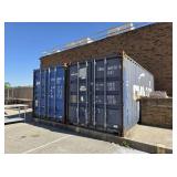 CONEX CONTAINER, 8'x8'x20', BLUE