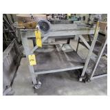 ROLLER TABLE, 43.5'x43.5'x 5/8' PLATE TOP