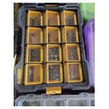 DEWALT STORAGE CASE & CONTENT - FASTENERS
