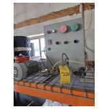 ELECTRIC MOTOR W/ RT ANGLE DRIVE,  CONTROL PANEL