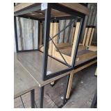TWO TABLES, METAL FRAME, 23.5"x47.5"