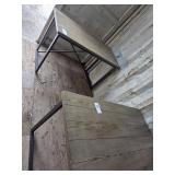 TWO TABLES, METAL FRAME, 23.5"x47.5"