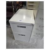 2 DRAWER FILE CABINET, 18"W x 28.25" D x 29" H