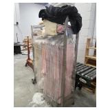 ROLLER LINEN/GARMENT RACK, TABLE CLOTHS