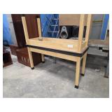 TWO WOOD TABLES, 23.5"x59.5" x 29.5"