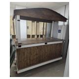 CONCESSIONS ROLLER CART W/ ROOF