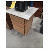 3-DRAWER CABINET & COUNTERTOP