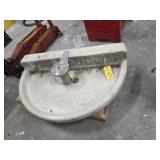 WALL MOUNT HAND WASHING BASIN, PARTIALLY PLUMBED