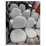 12 GREY ROLLER CHAIRS