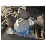2 SKIDS MISC HOPPER PARTS
