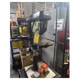 JET 15" DRILL PRESS & STAND, PEDAL CONTROL