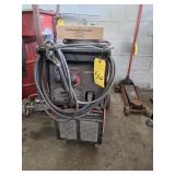 LINCOLN POWER MIG 255 WELDER, ON CART, W/ LEADS