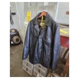 M. JULIAN MED LEATHER JACKET, W/ LINER