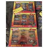 HOT WHEELS THE HOT ONES SPEED PACK 1,2 &3 UNOPENED