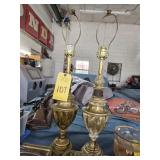 STIFFLE BRASS LAMPS