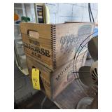 GENESEE 12 HORSE ALE & MOOSEHEAD BEER CRATES