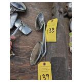 PAIR OF MOTORCYCLE REARVIEW MIRRORS