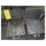 PAIR OF ANGLE PLATES, 10.5"x14"x9