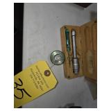 SPI .650-.800 BORE GAUGE, W/ RING GAUGE