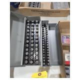 COMPLETE LETTER & NUMBER PUNCH SET, INDEX