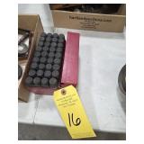 LETTER & NUMBER PUNCH SET, COMPLETE