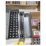 COMPLETE LETTER & NUMBER PUNCH SET, INDEX