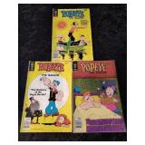 Gold Key, Popeye The Sailor, No 143, 148 & 149