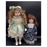 2 Porcelain Dolls