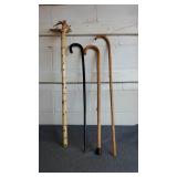 4 Walking Canes