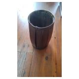 Primitive Nail Keg Painted Brown