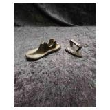Cast Iron Miniature Sad Iron & Shoe