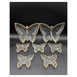 Vtg Jeanette Glass Butterfly Candy Dish (2)