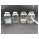 4 - 1 Gallon Jars