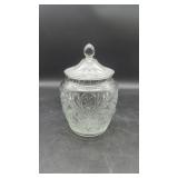 Clear Glass Cookie Jar with Lid