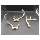 3 Sets of Animal Antlers