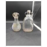 White House Vinegar Jar & Wine Bottle