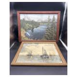 2 Framed Pictures
