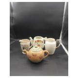4 Misc China Teapots