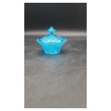 Kemple Wheaton Aqua Blue Star Yutec Sugar Bowl