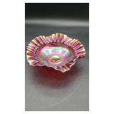 Fenton ? Carnival Glass Grape Bowl
