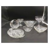 Box of Misc Clear Glassware