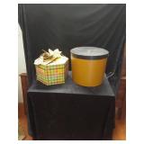 2 Vtg Misc Hatboxes