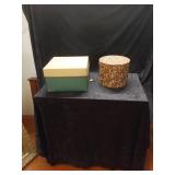 2 Vtg Misc Hatboxes