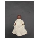 Vtg Americana 5" Porcelain Doll with Jointed Body