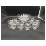 Anchor Hocking Grape Leaf Punch Bowl
