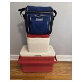 3 Coleman Coolers