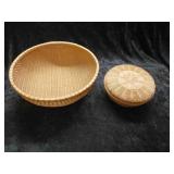 Bowl Basket & Small Basket with Lid
