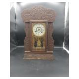 Vtg New Haven  8 Day Mantel Clock